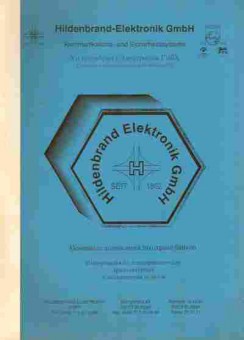 Каталог Hildenbrand-Elektronik Gmbh, 54-25, Баград.рф